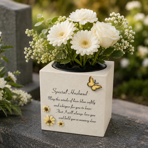 Special husband memorial grave - husband,