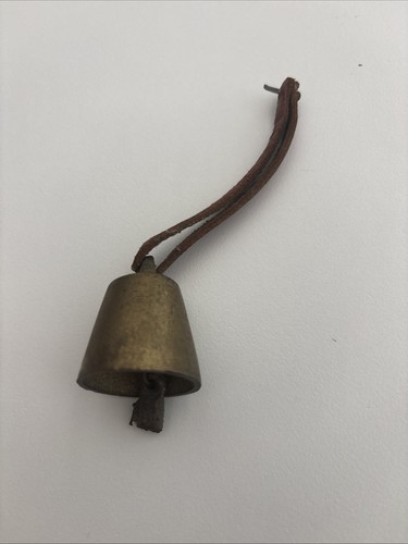 Antique small brass bell - small,