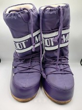 Moon Boot Tecnica Purple Snow Boots Size 6 - 7.5 / 39 - 41 Womens 