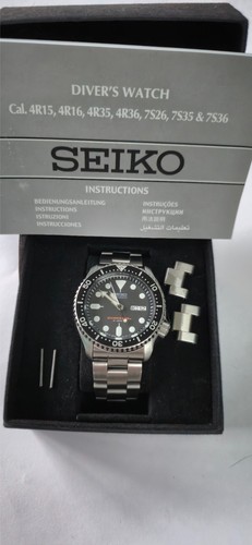 Seiko diver 7s26 0020 black - diver's, 7s26-0020