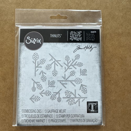 Sizzix 666070 tim holtz pine - 666070,