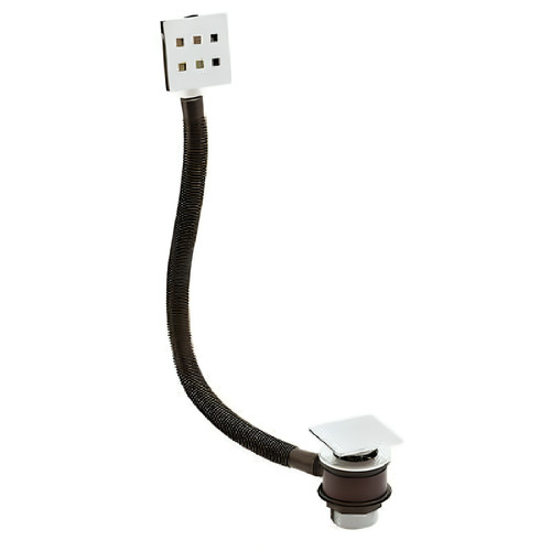 Chrome square bath - square, with