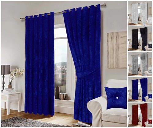 Luxury crushed velvet curtains - luxury,
