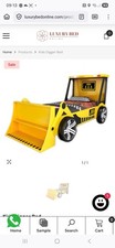 Yellow Digger Bed Frame -