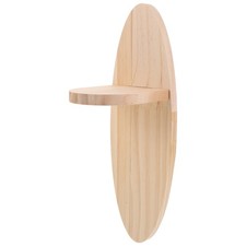  Minimalist Oval Wood Wall Shelf Decorative Wooden Floating Shelves Rustic