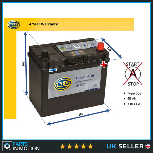 Battery fits acura integra 5 - battery,