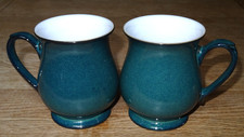 2 x DENBY GREENWICH GREEN