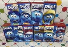 McDONALDS HAPPY MEAL TOY Complete 10 SMURFS SOFT PLUSH TOYS (2022) FULL SET BNIB