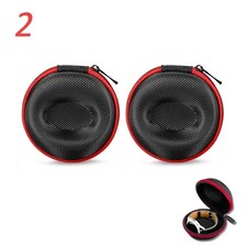 1/2Pack Watch Travel Cases Single Watch Storage Boxes with Zipper for Wristwatch