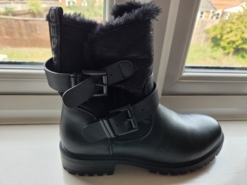 Kurt geiger black faux leather - geiger,
