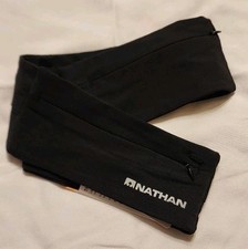 Nathan The Zipster Lite Running Belt Black Color  Large Size New With Tag