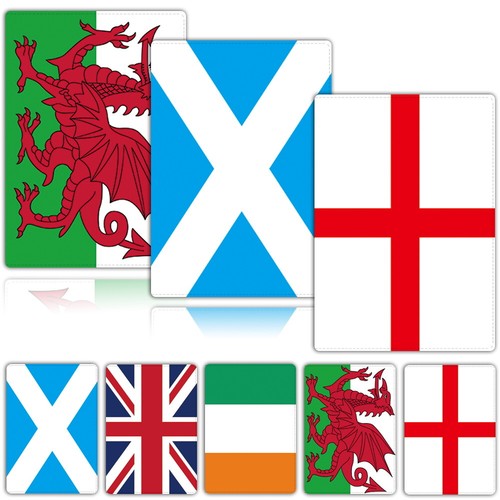 Flag pattern passport holder - flag,