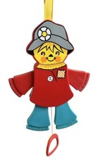 Fisher Price Vintage Scarecrow 70s Baby Cot Toy Jolly Jumping Jacks 1978 #423