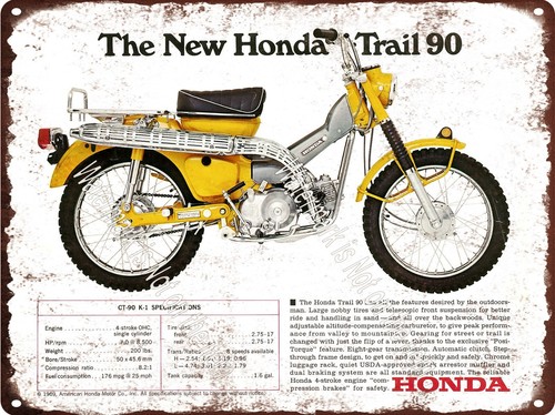 1969 honda yellow ct90 - ct90, k1