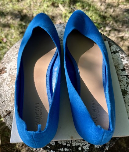 Navy ballet flats - , a