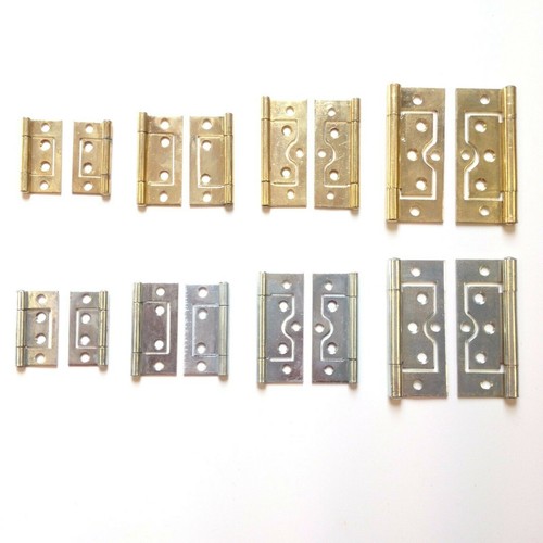 Flush door hinges - door, -cupboard