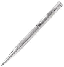 Yard o Led Diplomat Ballpoint Pen, Barley Finish Sterling Silver, Free Engraving