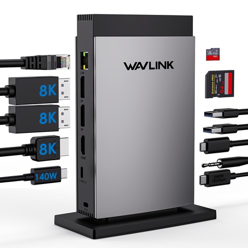 Triple display usb docking - usb, c