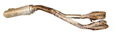 KAWASAKI ZXR 750 1989 H1:EXHAUST SYSTEM:USED MOTORCYCLE PARTS