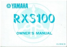 YAMAHA RXS 100 ORIGINAL 1983