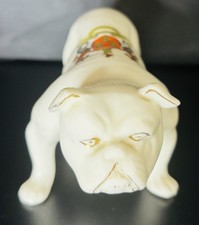 English Bulldog Arcadian Crested China Newcastle Coat Of Arms A&S Stoke On Trent