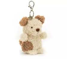 JellyCat Little Pup dog Bag Charm key chain PLUSH Doll tags+dust bag 1pcs