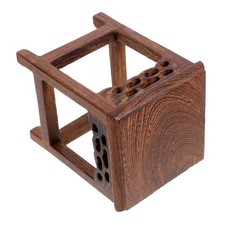  Flower Pot Base Wood Display Pedestal Tabletop Planter Stand Holder