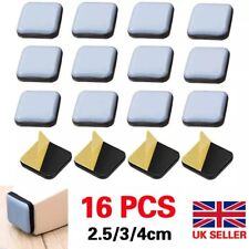 16 x Furniture Sliders Protector Sofa Dining Chair Feet Glider Carpets Movers UK