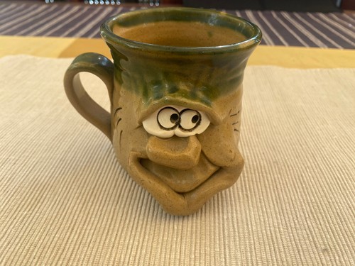 Ugly mug novelty face - ugly, pottery