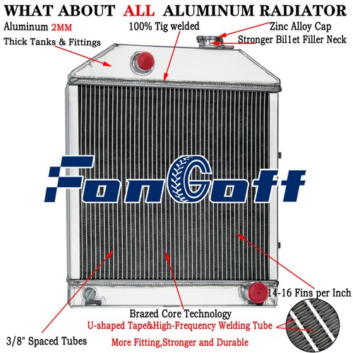Aluminium radiator for ford - radiator,