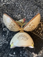 Bradford Exchange Porcelain Musical Robin Egg Jewel of Nature Series