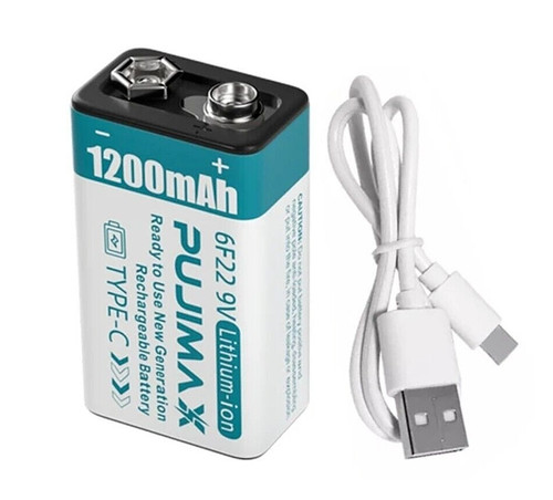 Pp3 block 1200mah lithium - 9v,