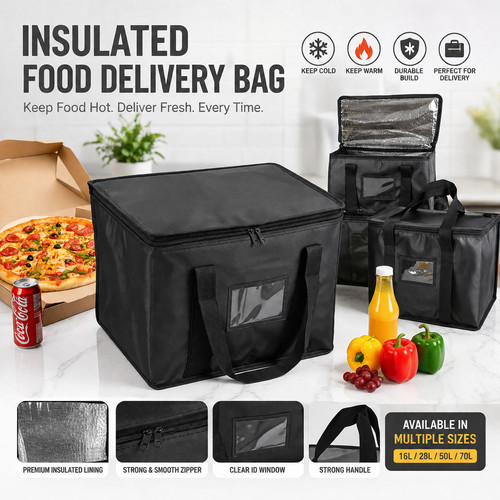 Food delivery insulated bags - food,