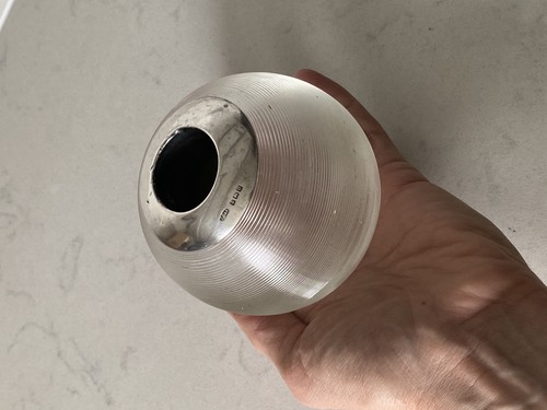 Huge sterling silver - silver, glass