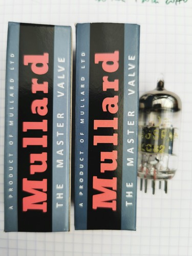 Pair tungsram mullard - pair, of