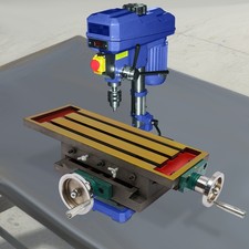 Worktable X Y Axis Cross Slide Table Bench Drill Vise Fixture Milling Machine