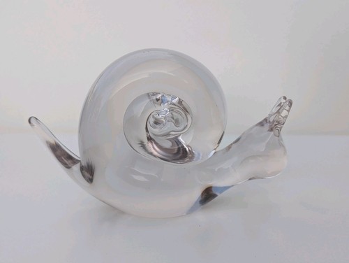 Wedgwood clear glass snail - clear,