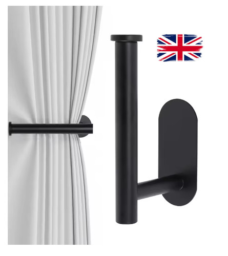 Adhesive curtain holdbacks - curtain,