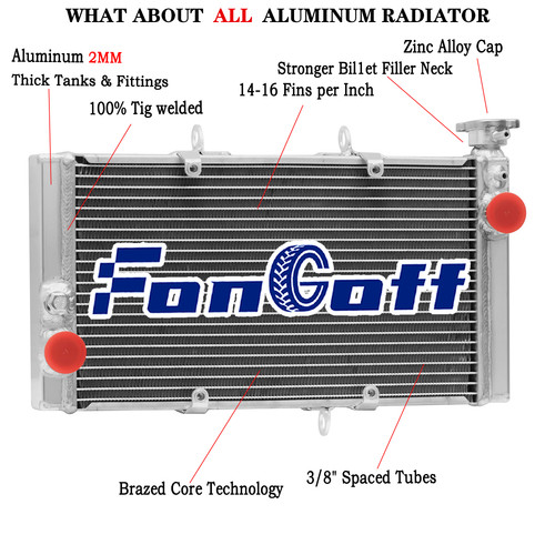 Rows radiator for honda - for,