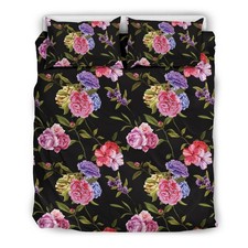 Carnations Pattern Print Design CN05 Bedding Set
