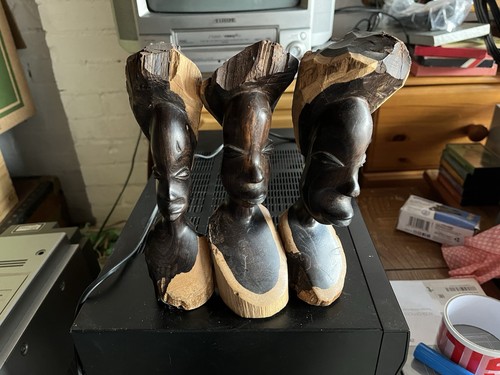 Mother africa three - africa, wooden