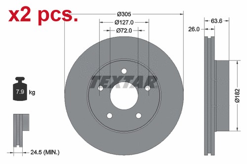Pcs front brake - pcs,