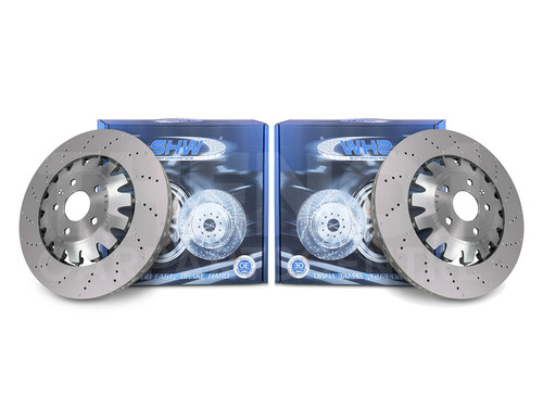 Front drilled brake - front,