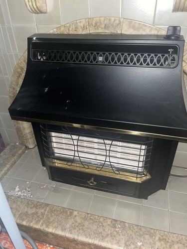 Gas fire - gas,
