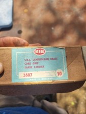 cord grip Brass Lamp Holder X10 Bayonet Cap Fitting Bulb Holder Mem 2607 ,D17mm