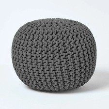 50cm Knitted Pouffe  100%