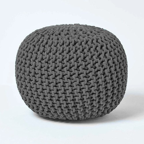 50cm knitted pouffe 100 - 50cm,