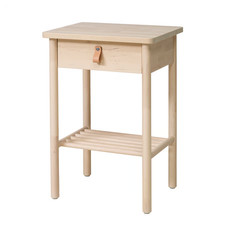 IKEA BJÖRKSNÄS Bedside Table Birch 48x38 cm Tradition & Classic Durable Natural