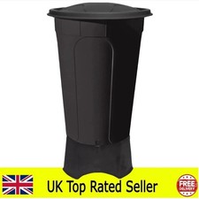 Black 210 Liter Plastic Water