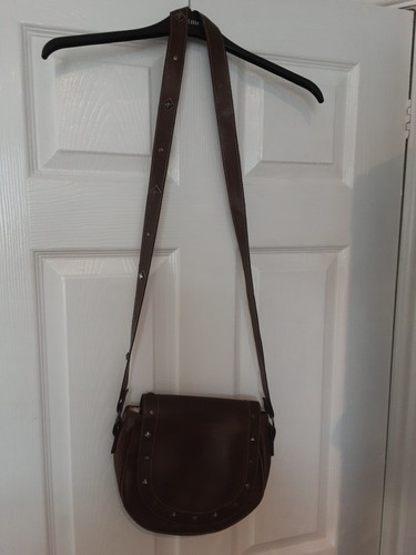 Women brown faux - , leather